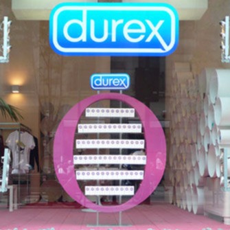 sidecareventi, durex, temporary shop, pop-up store, eventi, interior design , exhibit design, event design, milan