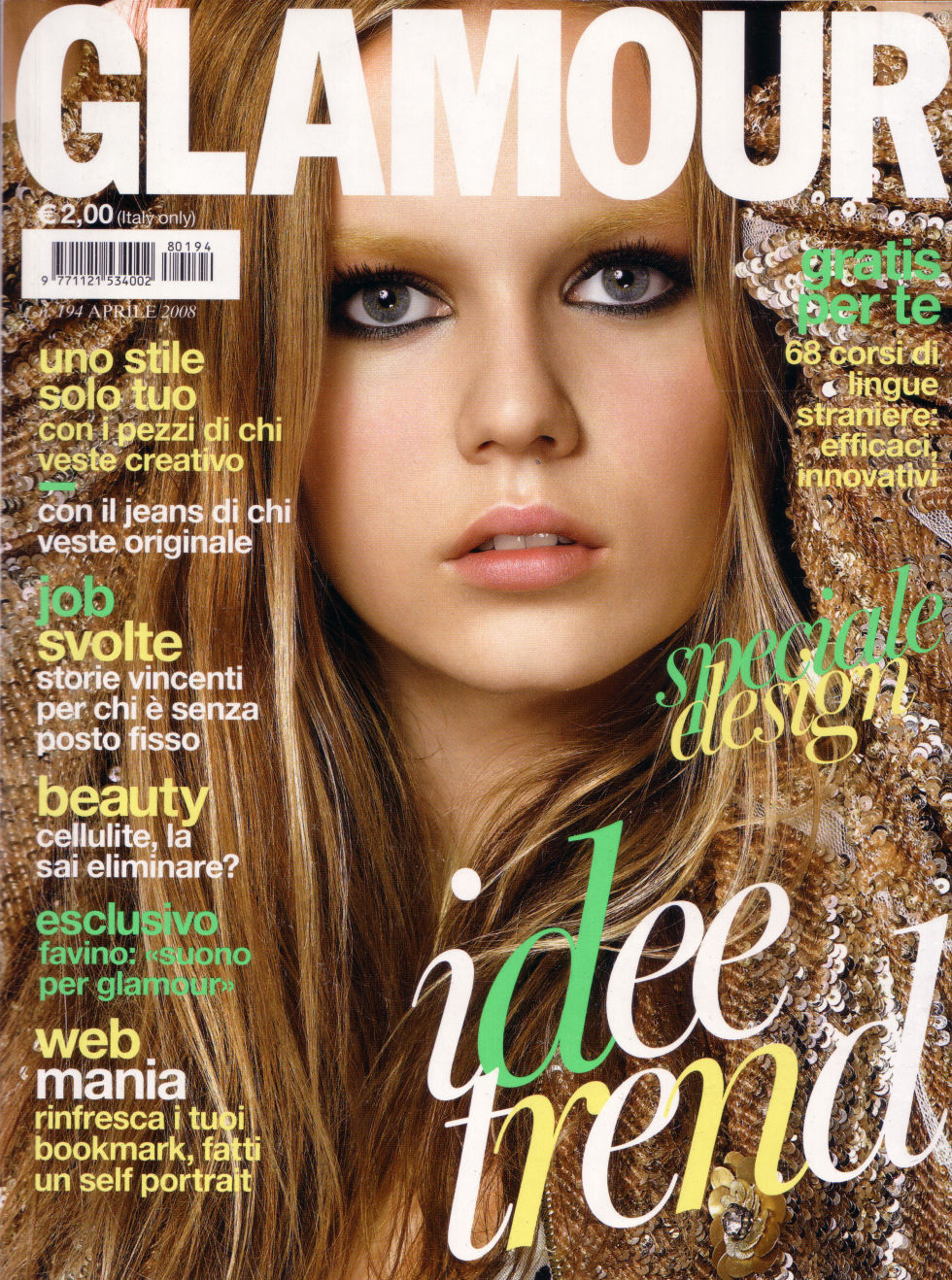 glamour, magazine, rivista, vetrina, design, designer