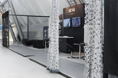 davide radaelli design, sedar, trade fair stand, r+t, interior design