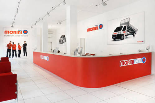 MoriniRent, filiale, interiordesign, store, car, rental