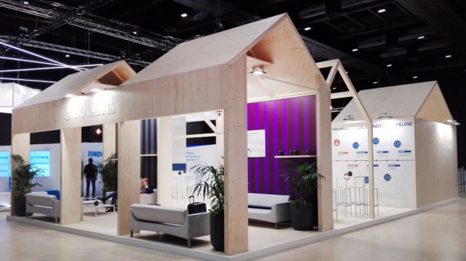 davide radaelli, novartis, trade fair stand, fiera, stand fieristico