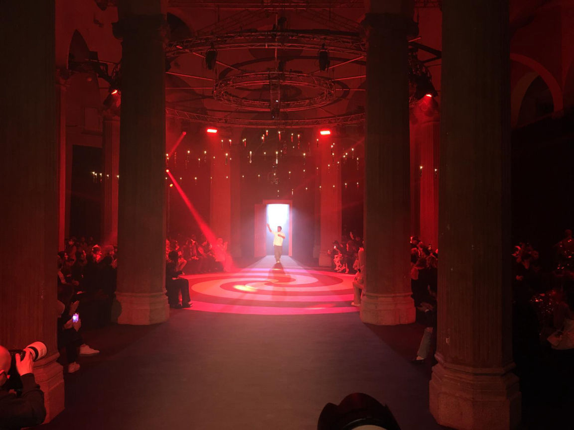 Fashion show, Milan fashion week, GCDS, Fashion show design