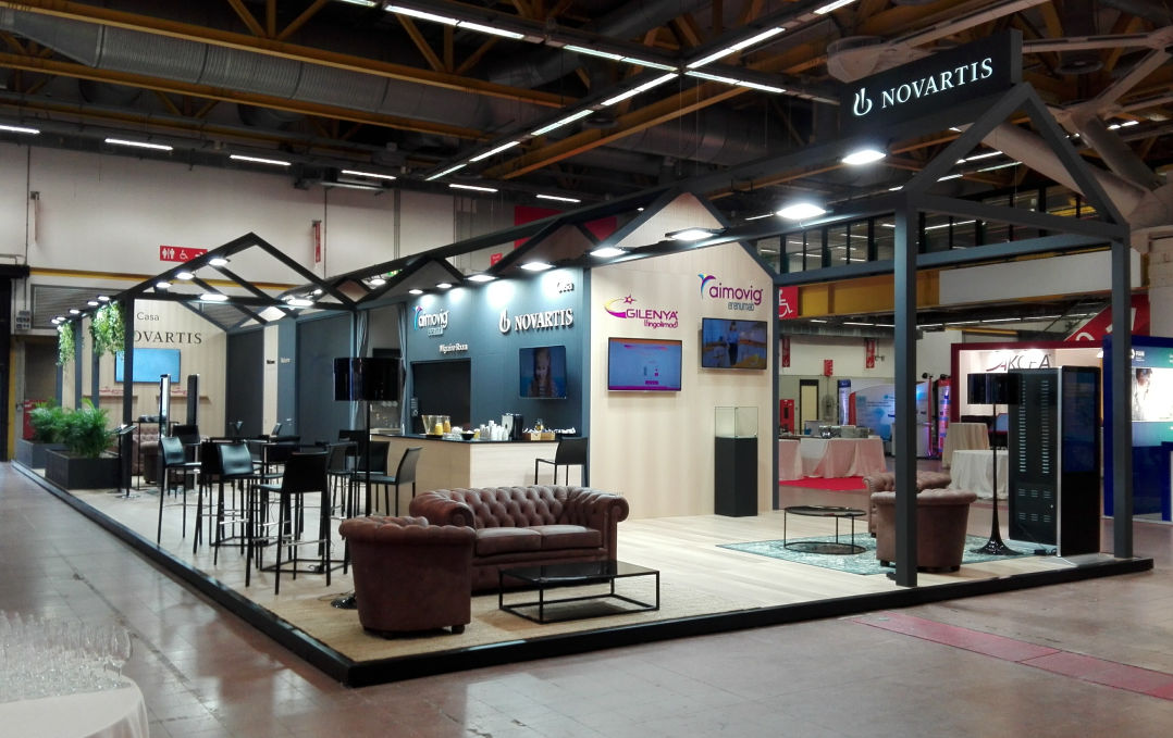 davide radaelli, novartis, trade fair stand, fiera, stand fieristico