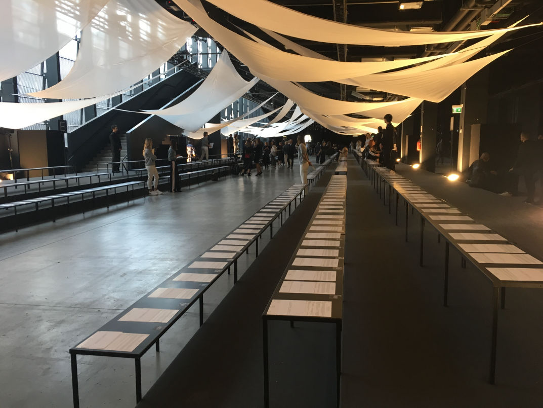 Fashion show, Milan fashion week, Sportmax, The Mall, Fashion show design
