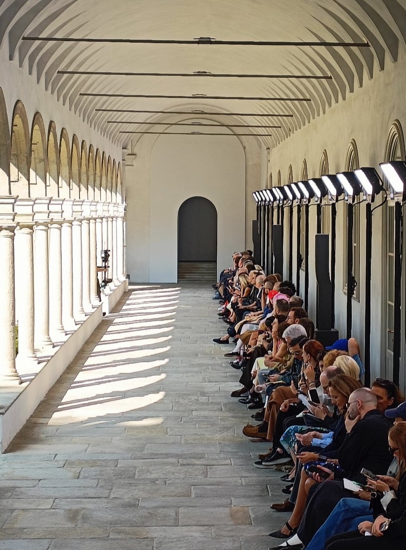 Fashion show, Milan fashion week, Bally, Palazzo Serbelloni, Fashion show design