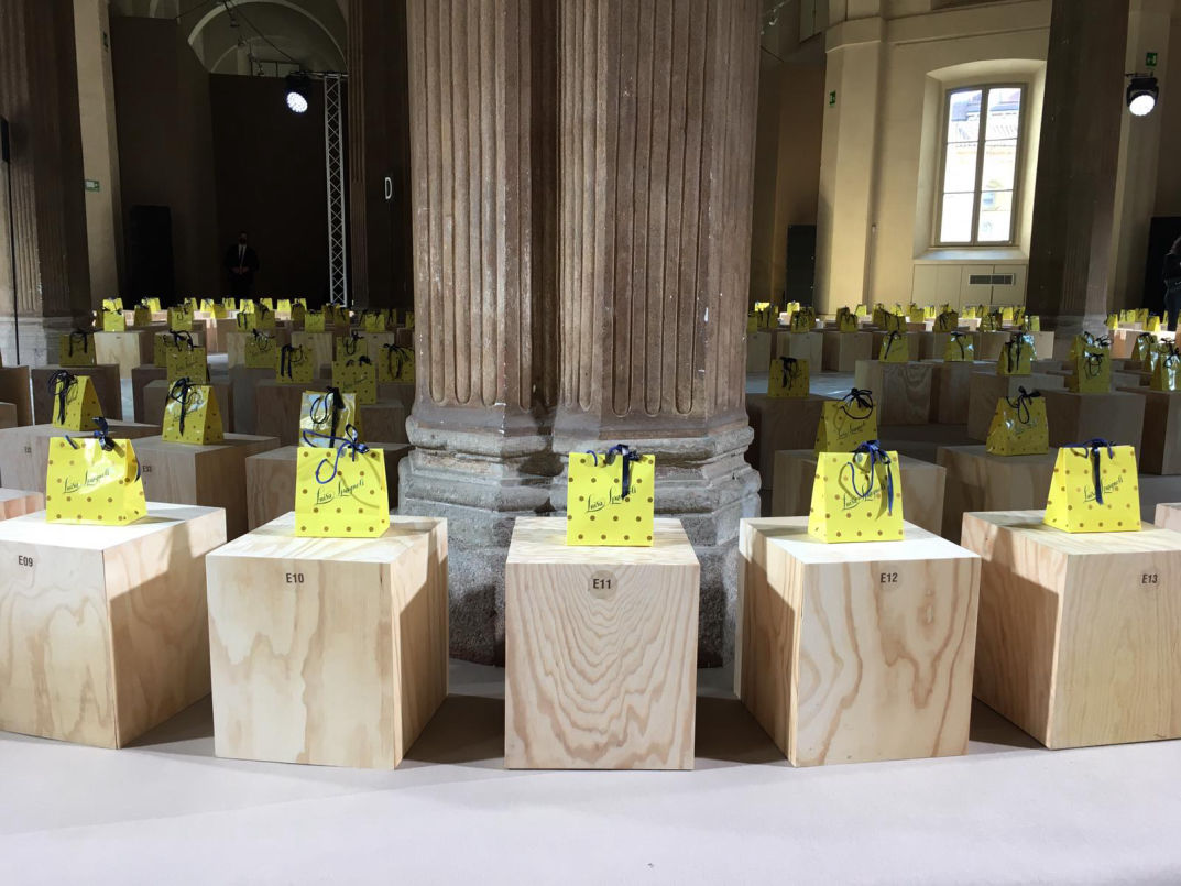 Fashion show, Milan fashion week, Luisa Spagnoli, Fashion show design